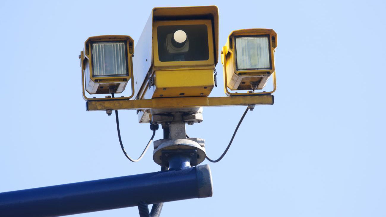 An average speed check camera
